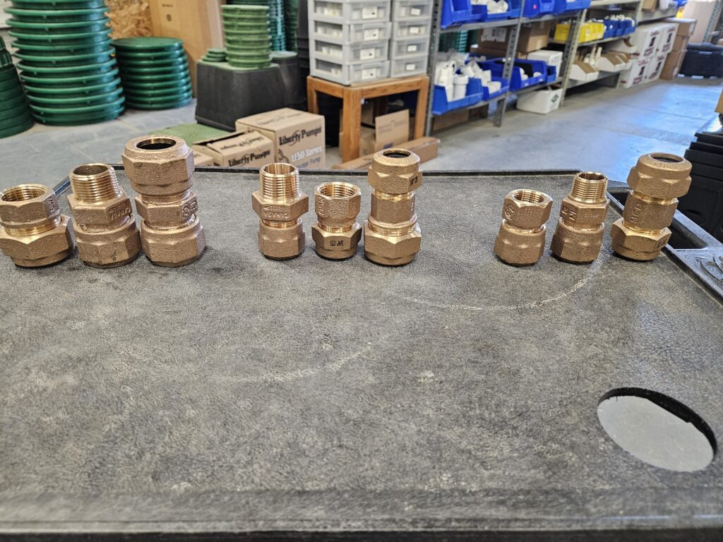 brass water fittings