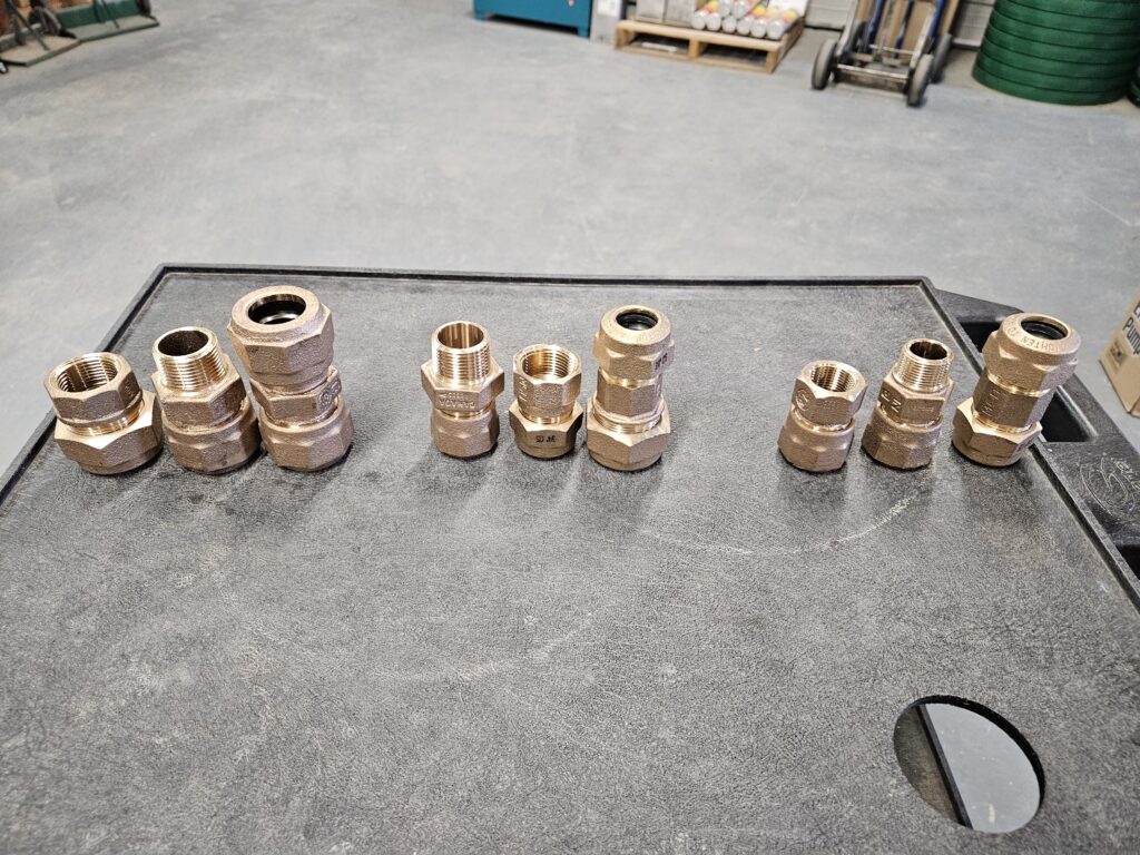 brass water fitings